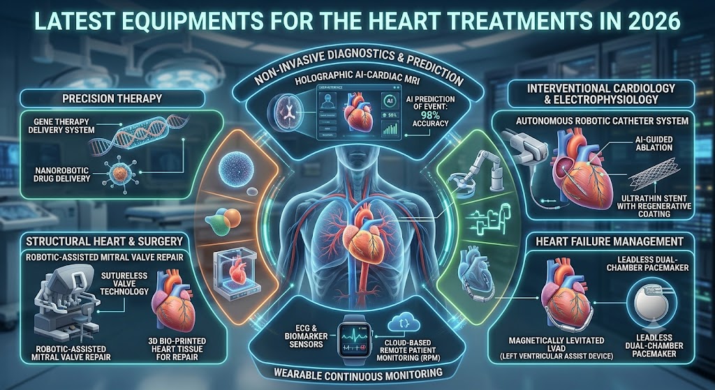 Latest Equipments For The Heart Treatments in Kolkata in 2026