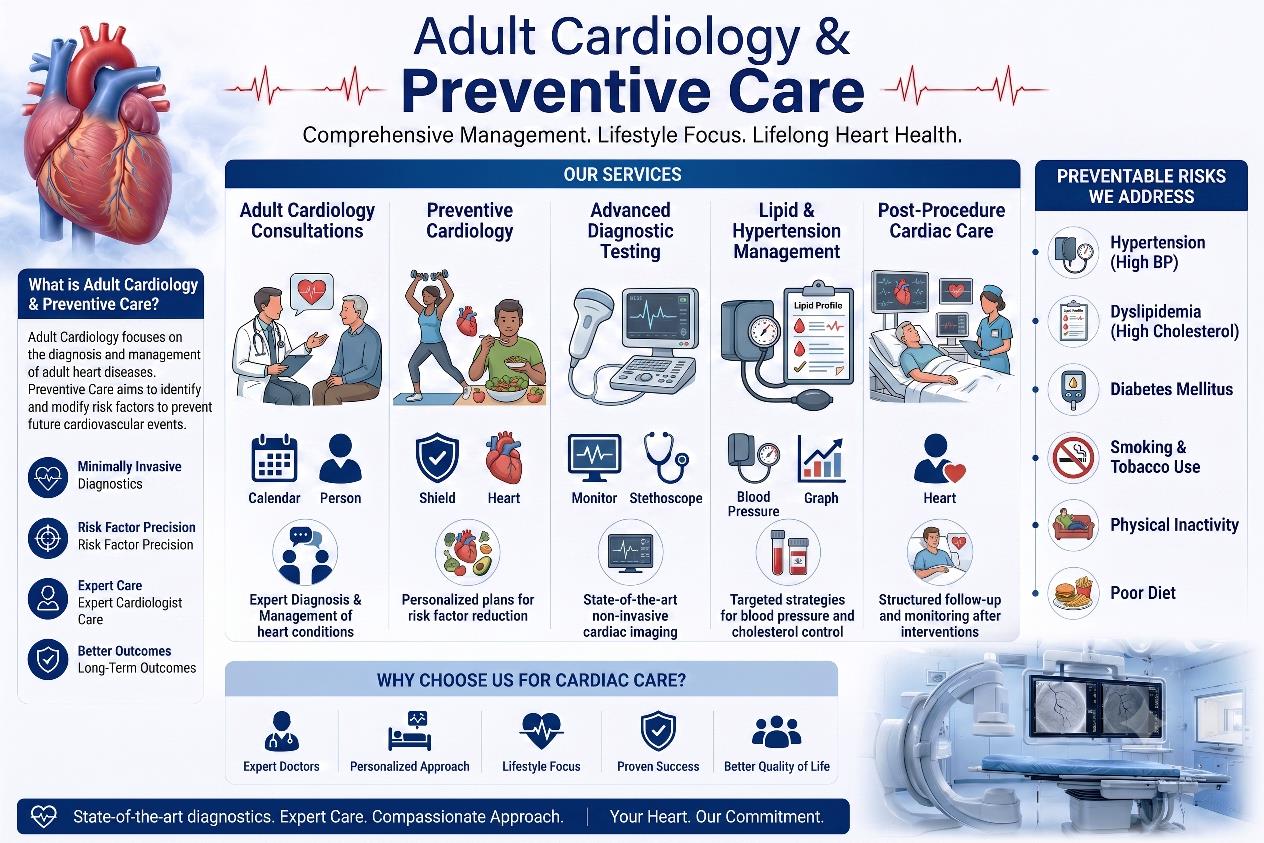 Adult Cardiology & Preventive Care in Kolkata, India