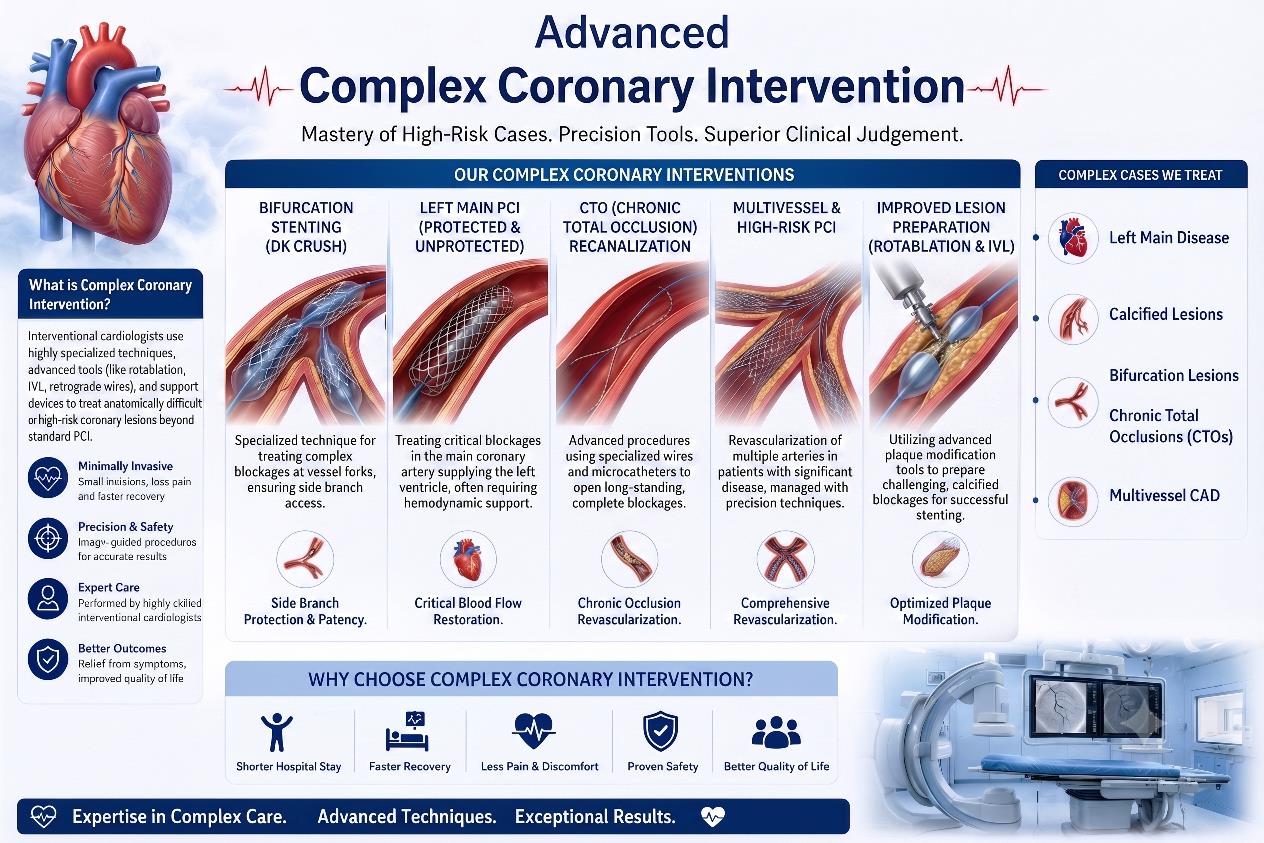 Complex Coronary Intervention in Kolkata, India